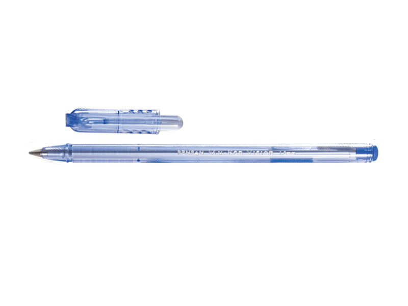 Ручка шариковая синяя 1мм на масляной основе "My-Pen Vision", корпус синий