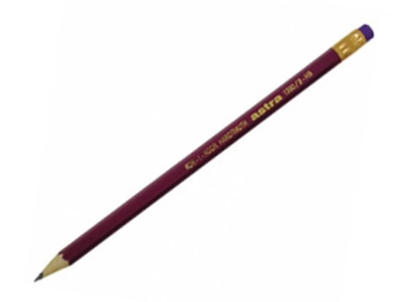 Олівець графітовий HB з ластиком Koh-i-Noor Astra