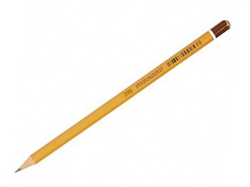 Олівець графітовий 2В без ластика Koh-i-Noor технічний