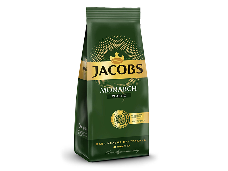 Кава Jacobs мелена Monarch Classic 225г, пакет