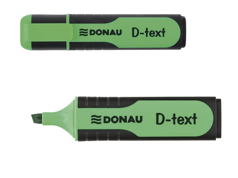Текст-маркер DONAU7358001 Text зелений 1-5мм (резин.вст.)