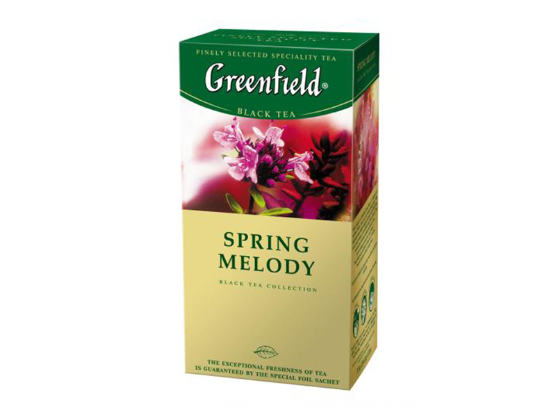 Чай чорний пакетований Greenfield  25пак. SPRING MELODY