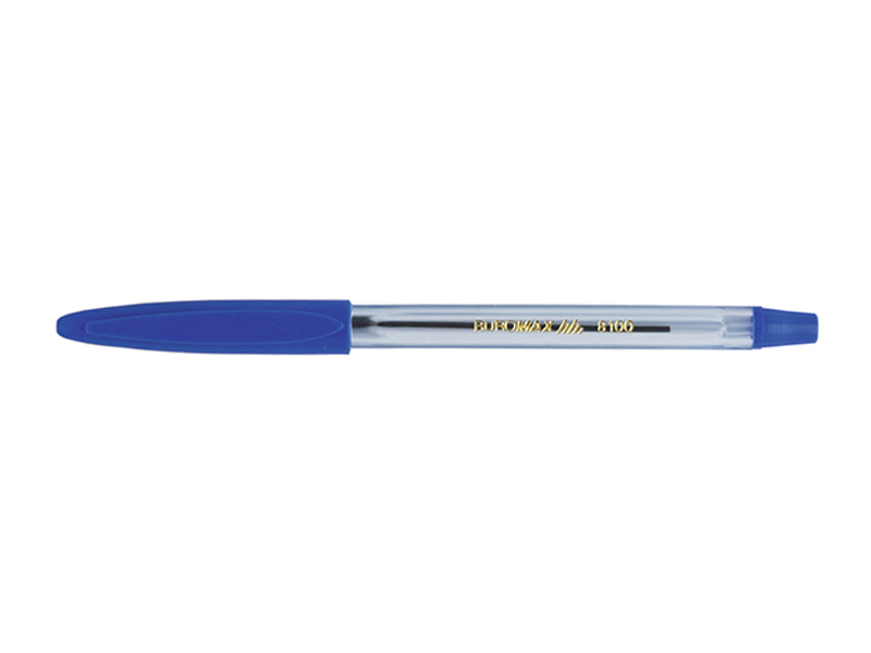 Ручка кулькова синя 0,7мм CLASSIC GRIP з гумовим грипо