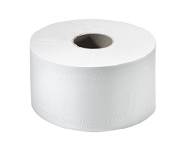 Туалетний папір в рулоні целюлозний 2шар/120м Tischa Papier Jumbo Basik-203, білий, щільний