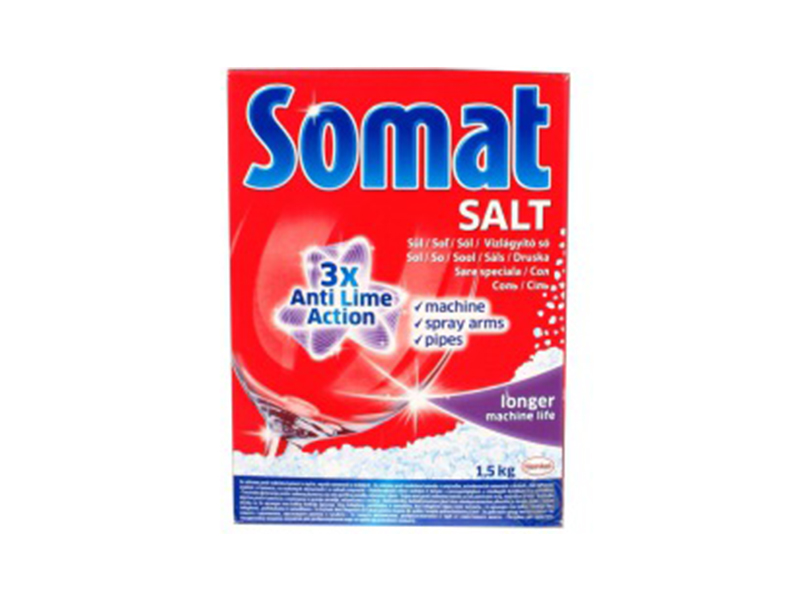 Сіль для посудомиючих машин Somat Finish 1,5кг