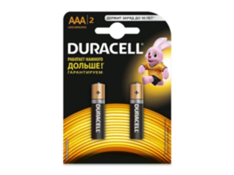 Батарейка ААА (LR3) Durasell 1шт алкалінова (мін.2шт)