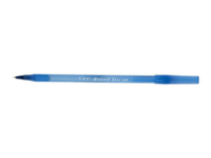 Ручка шариковая синяя на масляной основе BIC Раунд стик