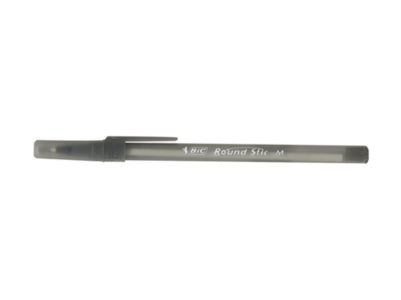Ручка шариковая черная на масляной основе BIC Раунд стік