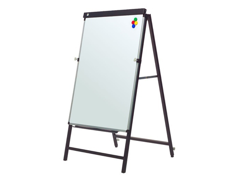 Фліп-чарт для маркера 65х100см вертикальний (Slide), магнітний, алюм.рамка Економ