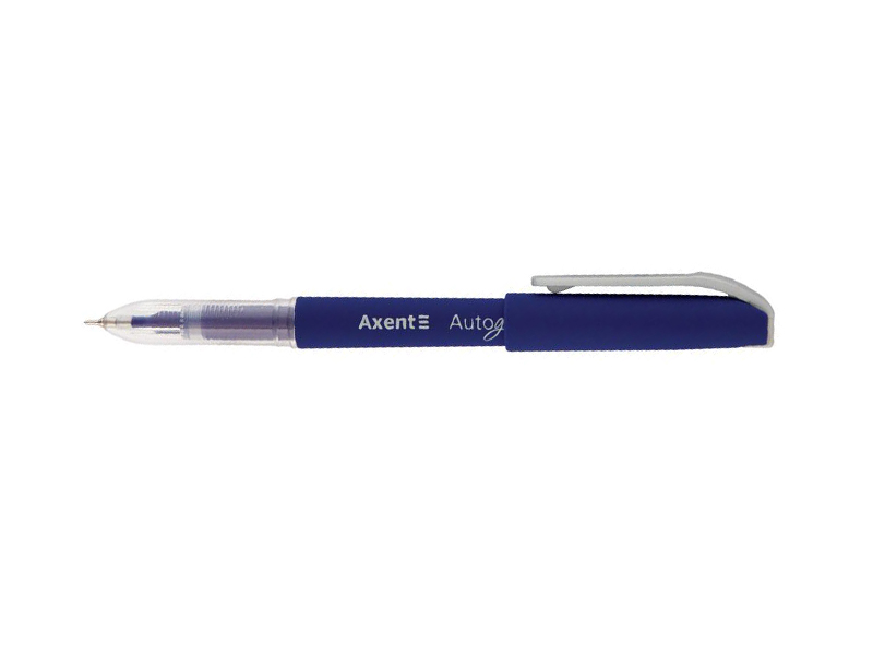 Ручка гелевая синяя 0,5мм Axent Autographe