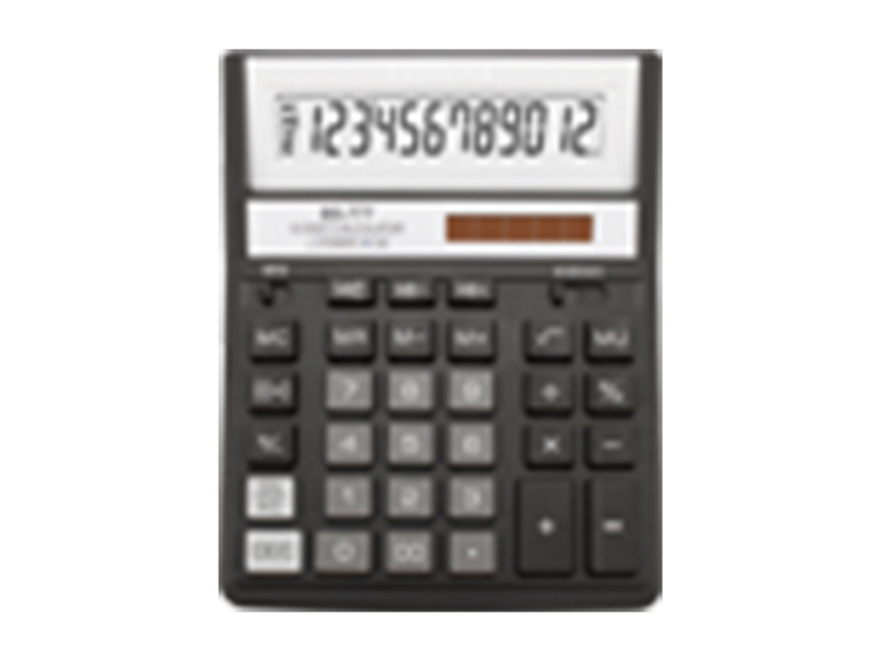 Калькулятор 12 розрядний Brilliant BS-777BK, 157х200х31мм