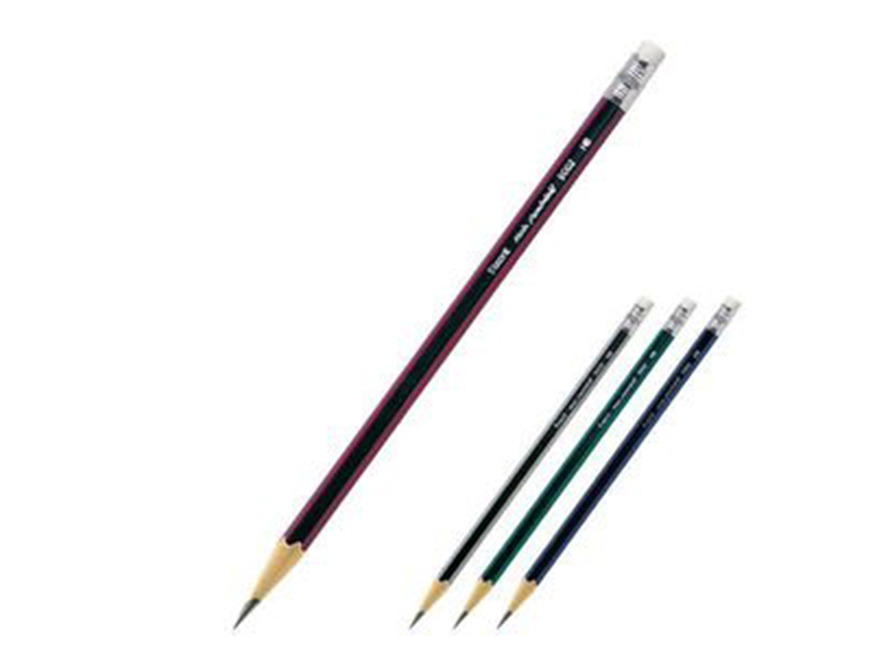 Олівець графітовий HB з ластиком Axent, асорті