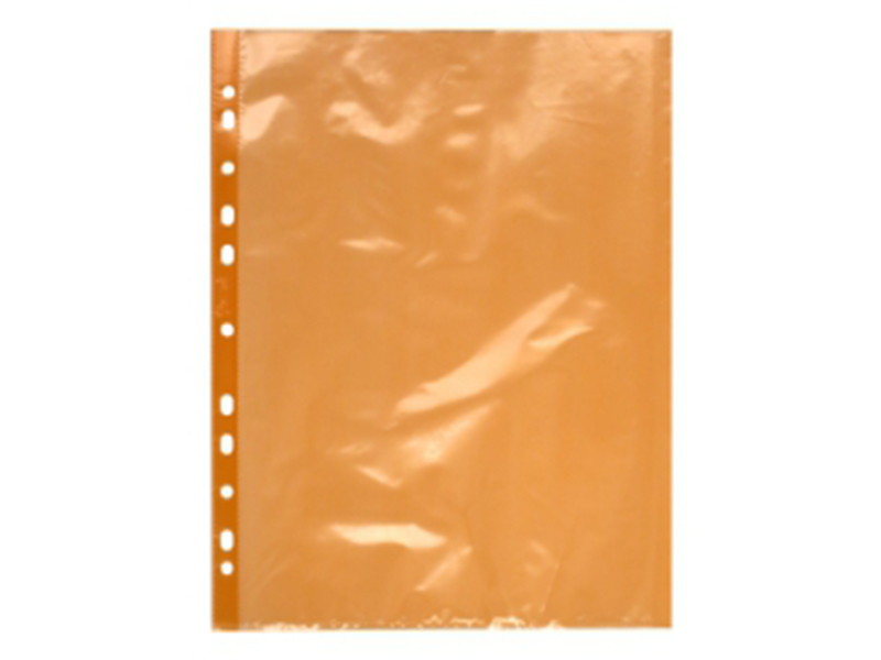 Файл для документів А4+ 40мкм глянцевий 100шт Axent, оранжевий