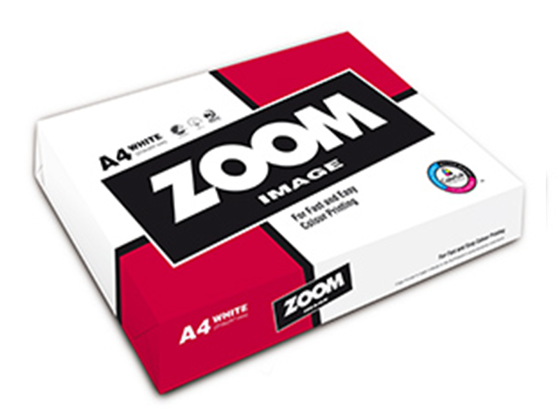 Папір офісний А4 80г/м2 500арк ZOOM Image (А) для кольорового друку