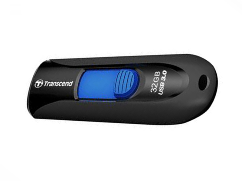Flash USB-накопичувач 32Gb TRANSCEND JetFlash 790 (3.0), висувний USB, чорний