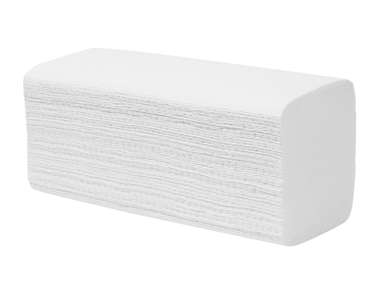 Рушники паперові V-зл. целюлозні 2-шарові 150шт, білі
