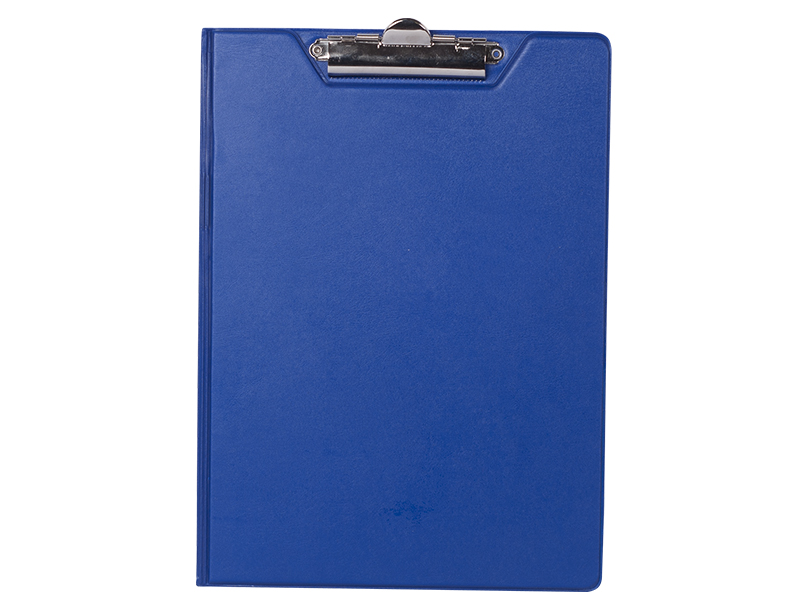 Планшет-папка (кліпборд) А4 Buromax, картон/ПВХ, синій