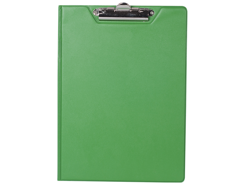 Планшет-папка (кліпборд) А4 Buromax, картон/ПВХ, зелений