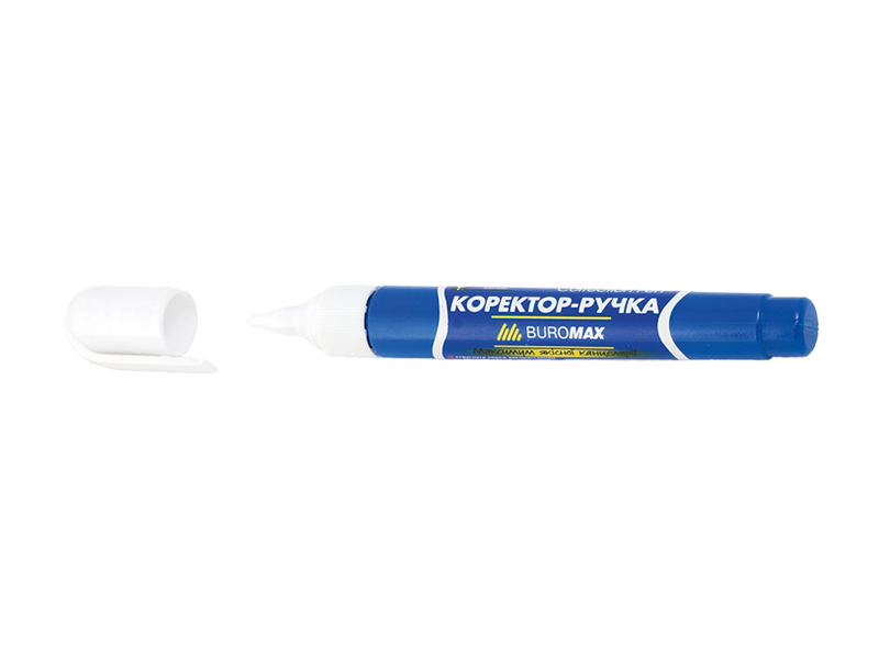 Коректор-ручка 8мл Buromax Jobmax , пластиковий накінечник