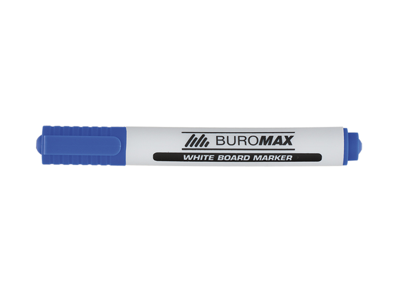 Маркер для дошки Buromax JOBMAX круглий 2-4мм, синій