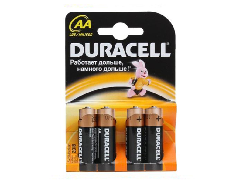 Батарейка ААА (LR3) Durasell 4шт алкалінова Бельгія