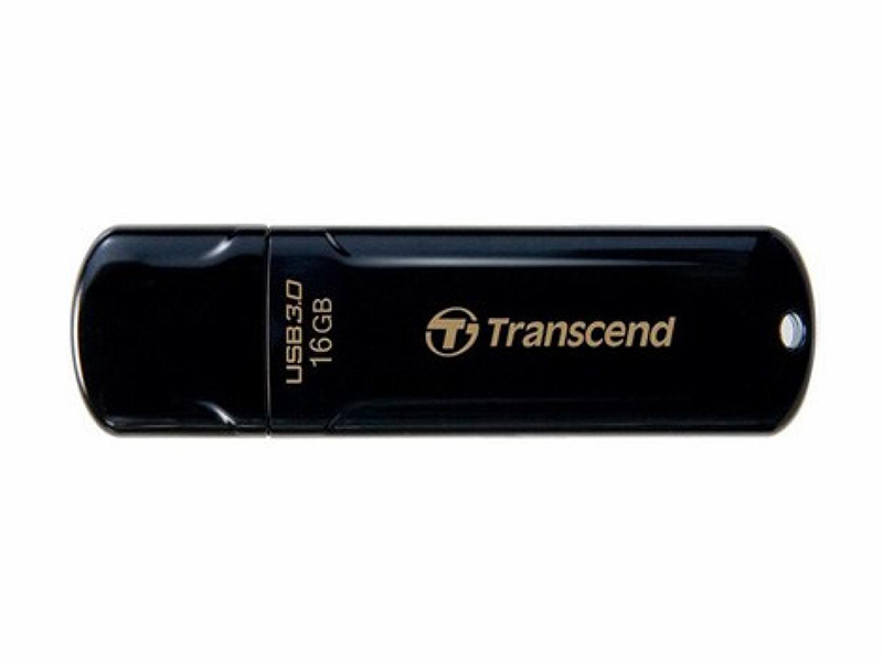 Flash USB-накопичувач 16Gb TRANSCEND JetFlash 700 (3.0), чорний