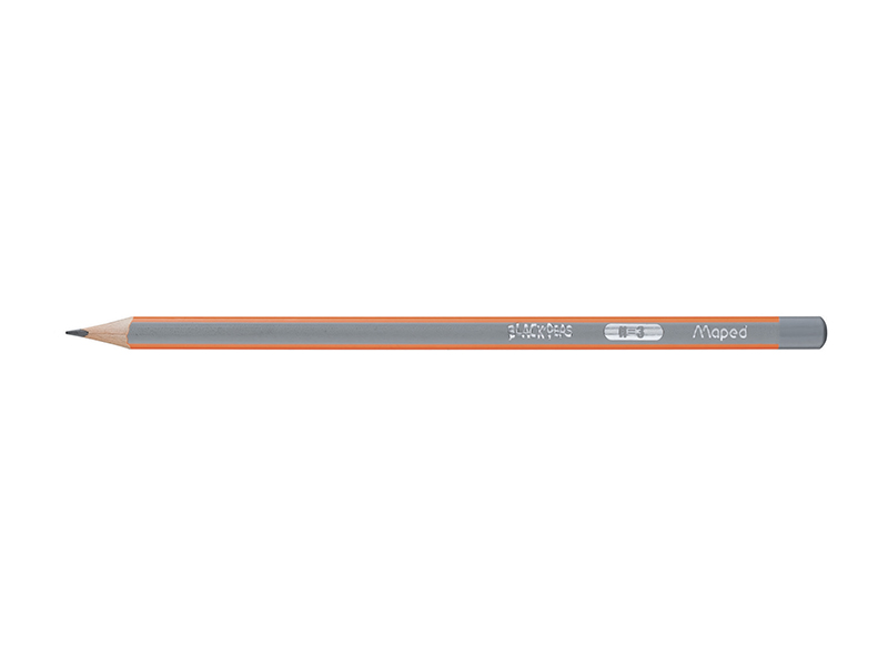 Олівець графітовий Н без ластика MAPED Black`Peps тригранний