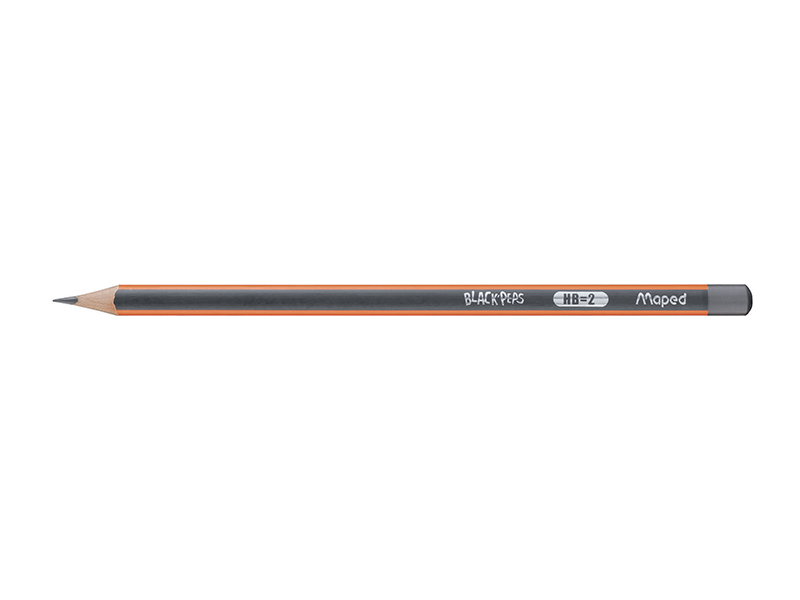 Олівець графітовий НВ без ластика MAPED Black`Peps тригранний