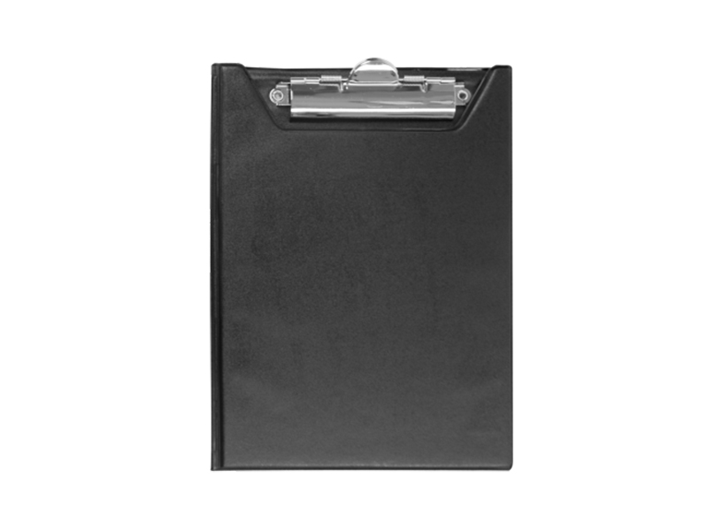 Планшет-папка (кліпборд) А5 Buromax, картон/ПВХ, чорний