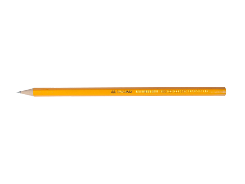 Олівець графітовий НВ без ластика Buromax JOBMAX, жовтий