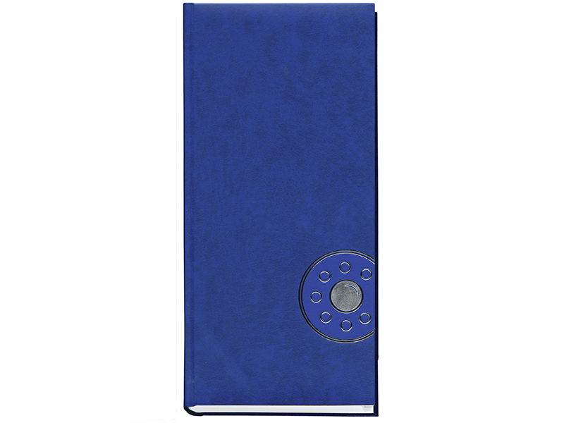 Алфавітна книга А4/2 Поліграфіст 352стор., білий блок (клітинка/лінія), баладек, синій