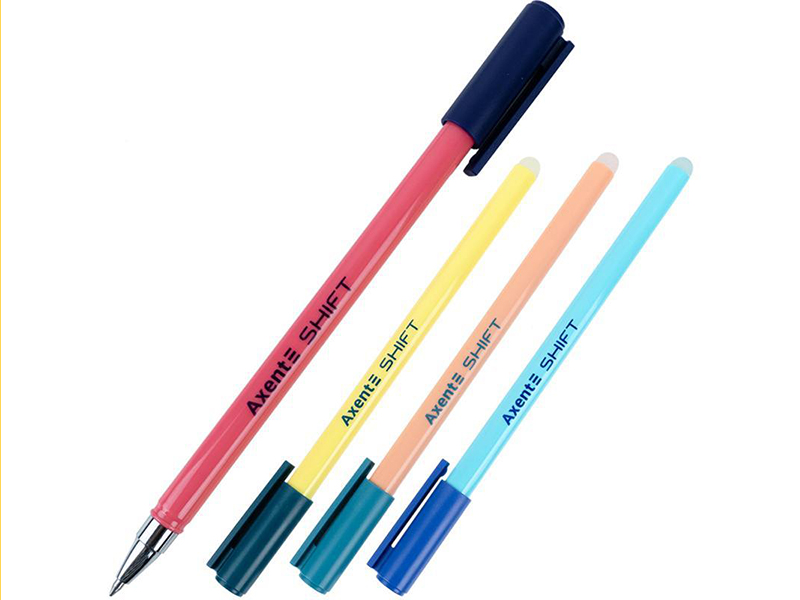 Ручка "пиши-стирай" гелевая синяя 0,7мм, Axent-1095 Shift