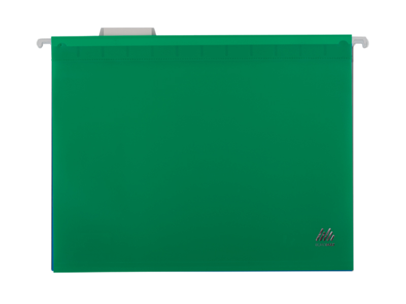 Файл підвісний А4 пластиковий з індексом Buromax, зелений
