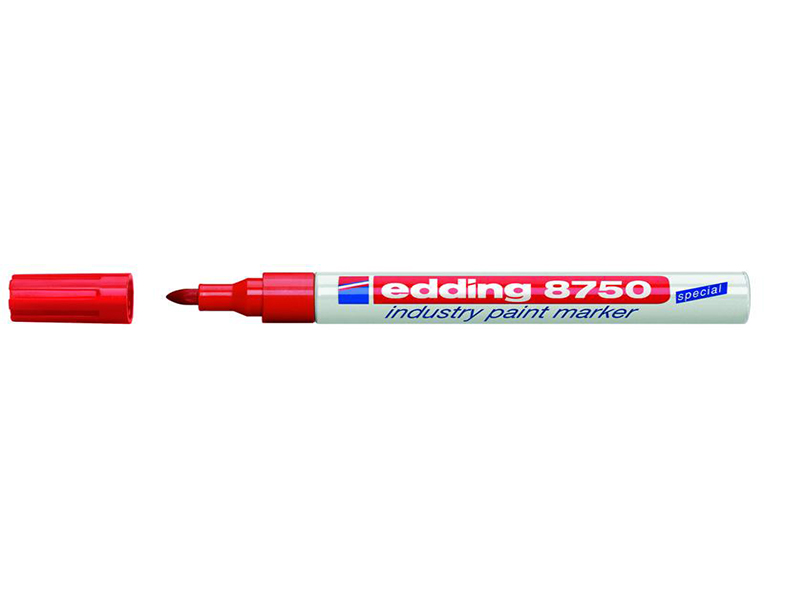 Маркер -фарба Edding Industry Point 8750 2-4мм, червоний