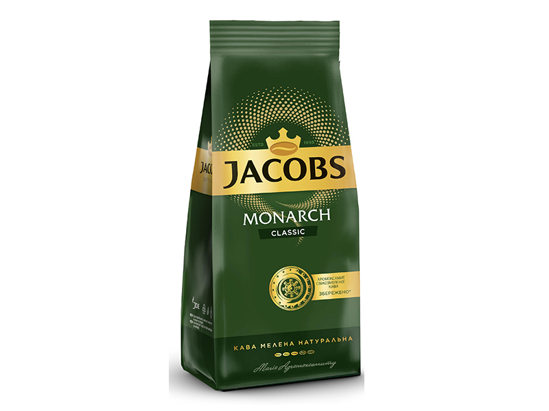 Кава Jacobs мелена Monarch Classic 450г, пакет