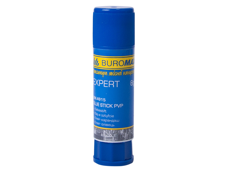 Клей-олівець Buromax Expert  8г (PVP)