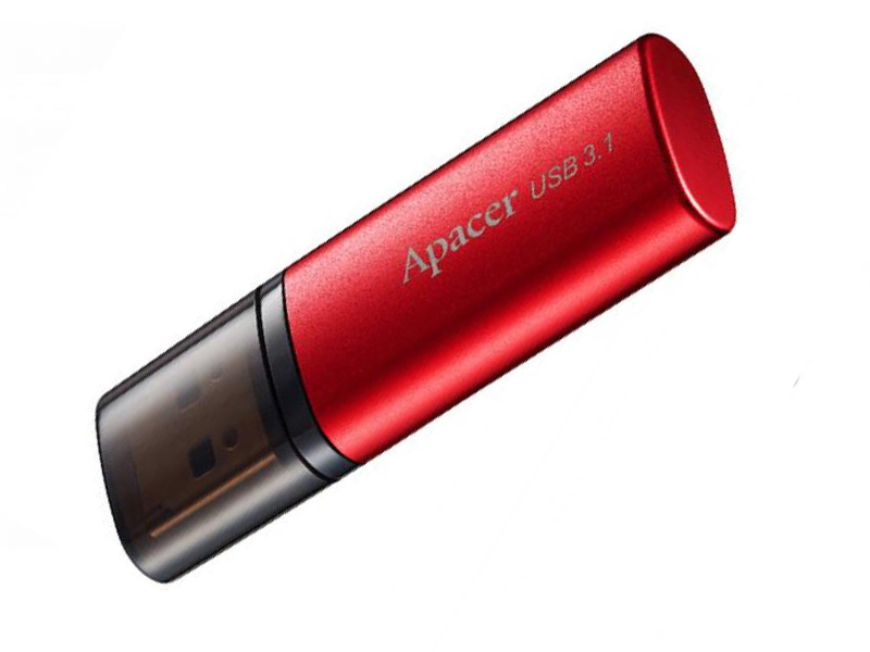 Flash USB-накопичувач 16Gb Apacer AH25B Red (3,1), червоний