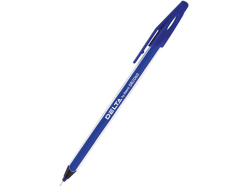 Ручка кулькова синя  0,7мм на масляній основі Delta by Axent DB2060