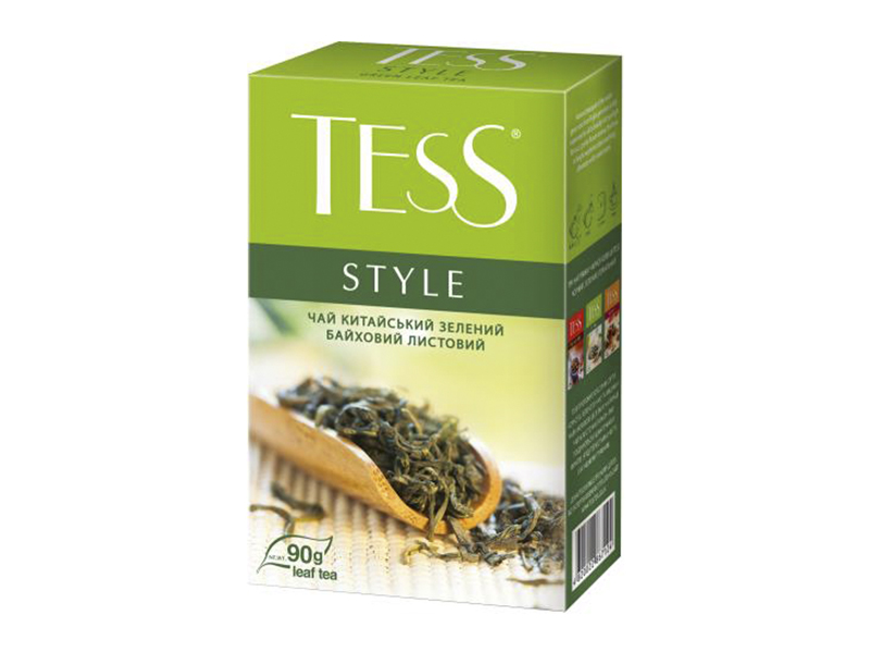 Чай зелений розсипний Tess  90г STYLE, лист