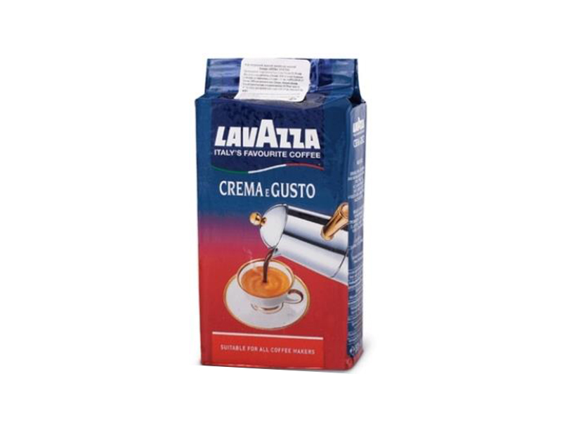 Кава LAVAZZA мелена Crema&Gusto 250г, вакуумний пакет