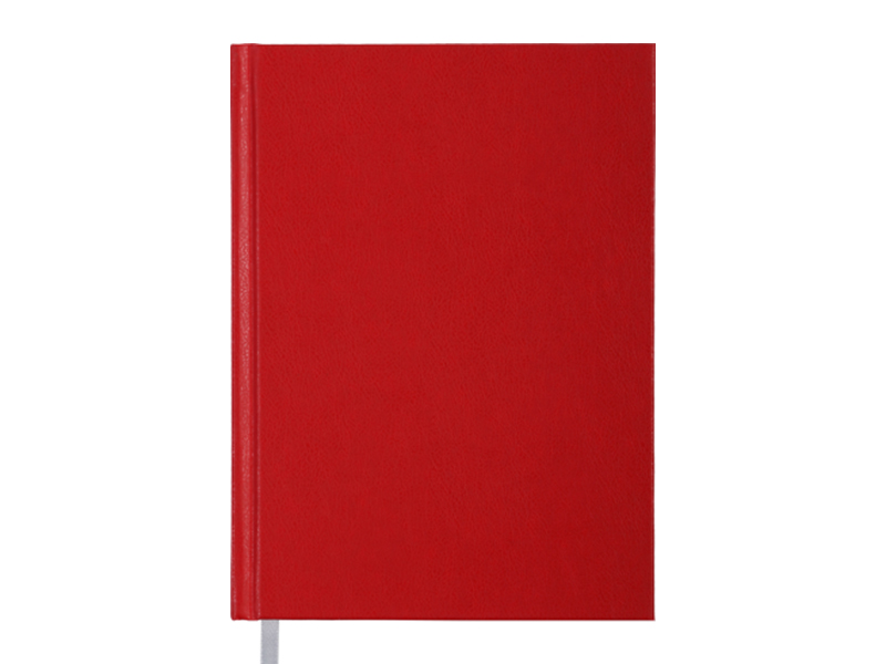 Щоденник недатований А5 Strong 288стор., білий блок (лінія), червоний