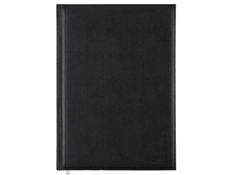 Щоденник недатований А4 BASE Miradur 288стор., білий блок (лінія), чорний