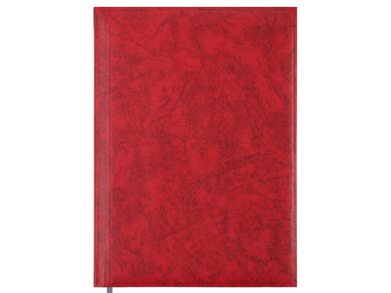 Щоденник недатований А4 BASE Miradur 288стор., білий блок (лінія), червоний
