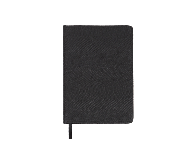 Щоденник недатований А6 AMAZONIA 288стор., білий блок (лінія), чорний