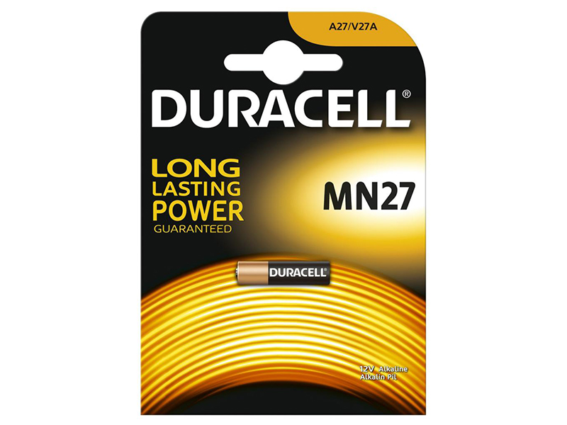 Батарейка міні MN27 (А27, LR27, LR28) Durasell Alkaline 12V 1шт