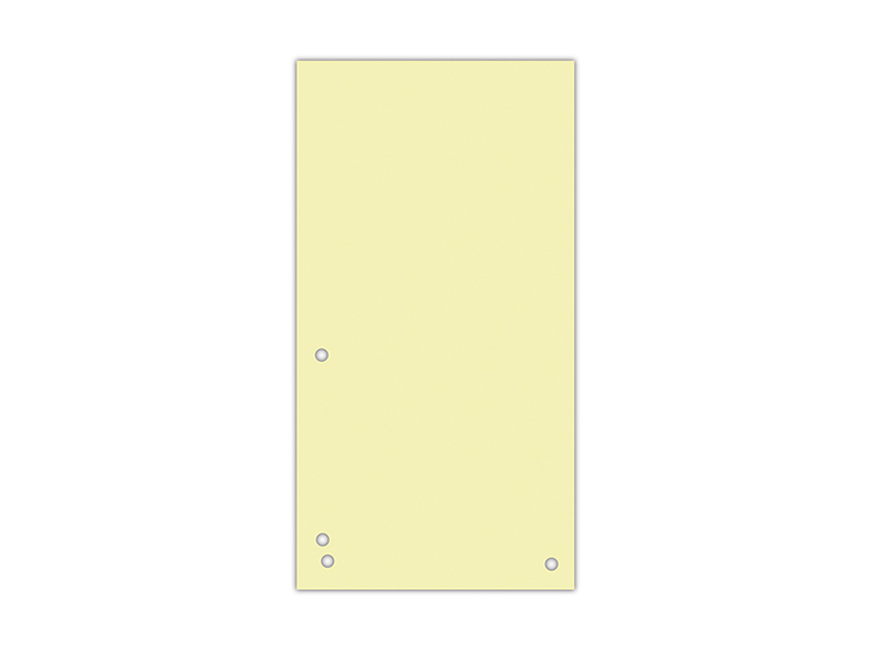 Розділювач картонний (105х230мм) 100шт/уп Donau жовтий