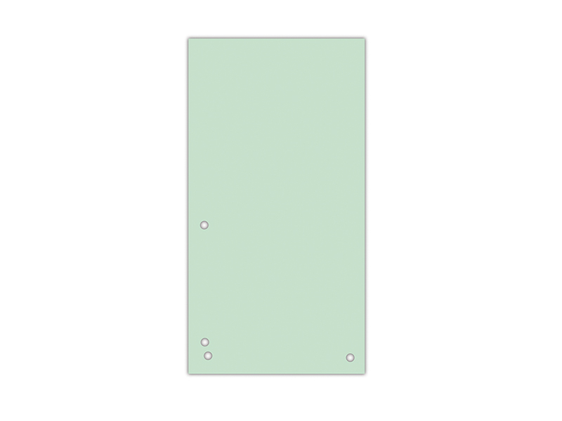 Розділювач картонний (105х230мм) 100шт/уп Donau зелений