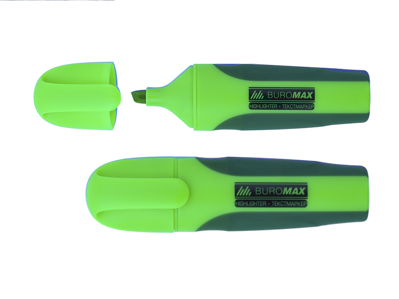 Текст-маркер BM8904-04 зелений NEON 2-4мм, (резин.вст.)