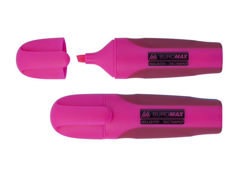 Текст-маркер BM8904-10 рожевий NEON 2-4мм, (резин.вст.)