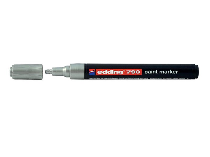 Маркер-фарба Edding Point e-790 2-3мм, срібний
